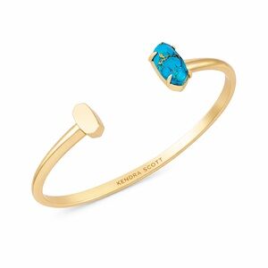 KENDRA SCOTT VADA BRACELET BLUE TURQUOISE CUFF - BRAND NEW WITH TAG, NO BOX